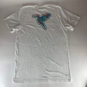 Birddogs White Short Sleeve Crewneck Shirt Mens Medium READ